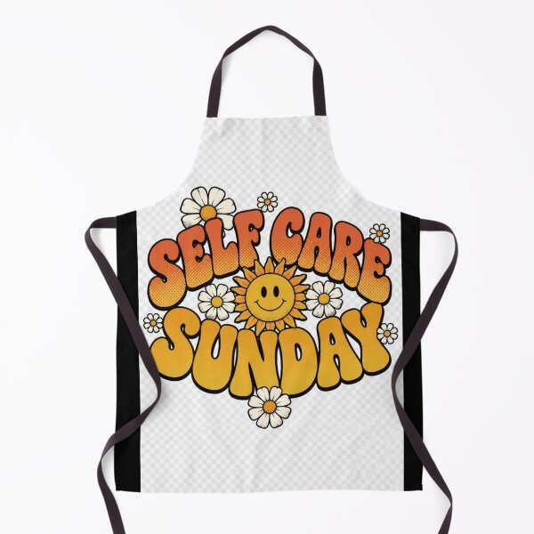 Item preview, Self Care Sunday Retro Sunflower Smiley Daisy Floral Graphic | Groovy 70s Vintage Mental Health Positive Vibes T-Shirt Design designed and sold by GloboStyle Design .