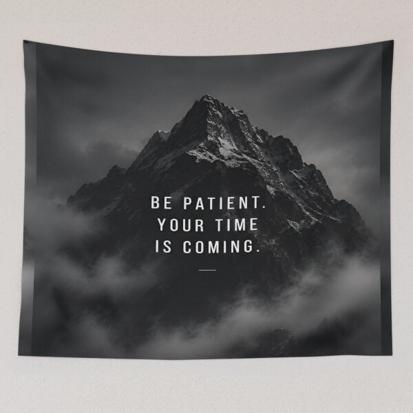 Item preview, Be Patient Your Time Is Coming Every Struggle Is Shaping Your Strength Motivational and Inspirational Quote designed and sold by Matt_Smith.