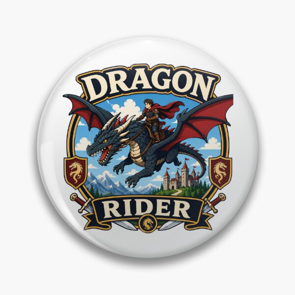 Item preview, Dragon Rider - Legendary Fantasy Dragon & Hero designed and sold by Myra365Art.