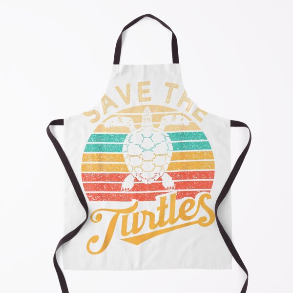 Item preview, Save The Turtles Animal Rights Sea Turtle Retro Style Gift T-Shirt designed and sold by Badriiiii.