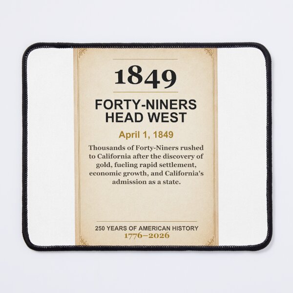 Item preview, America 250 | Forty-Niners Head West | 1849 designed and sold by ariksworld.