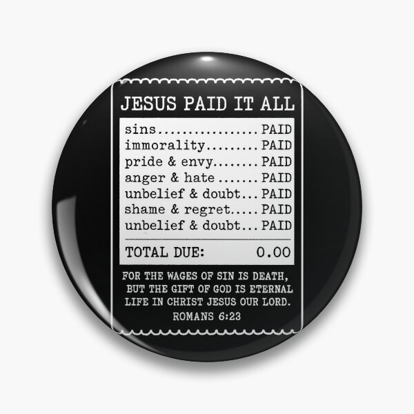 Item preview, Jesus Paid It All designed and sold by plushism.