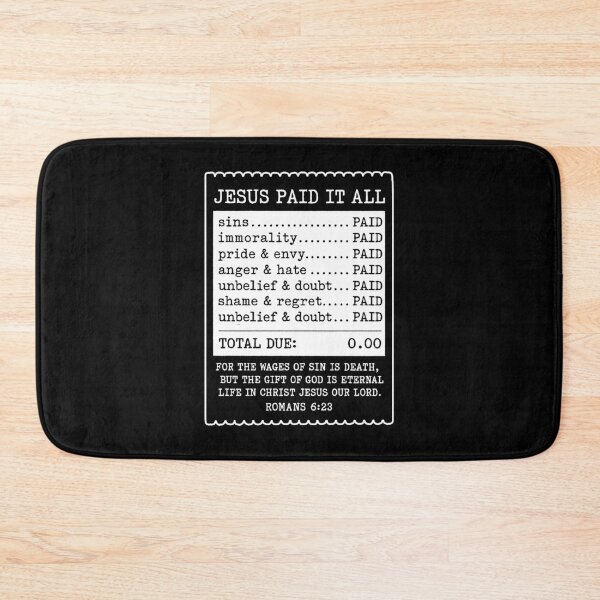 Item preview, Jesus Paid It All designed and sold by plushism.