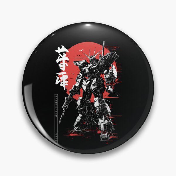 Item preview, Giant Mecha Robot Silhouette Standing in Front of a Large designed and sold by younessalbi.