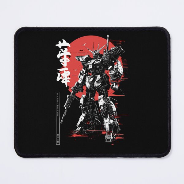 Item preview, Giant Mecha Robot Silhouette Standing in Front of a Large designed and sold by younessalbi.
