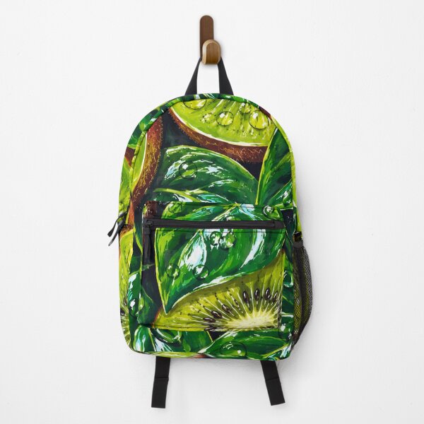 Item preview, Kiwi Fruit Slice Pattern Juicy Green Print designed and sold by DjFreeq.