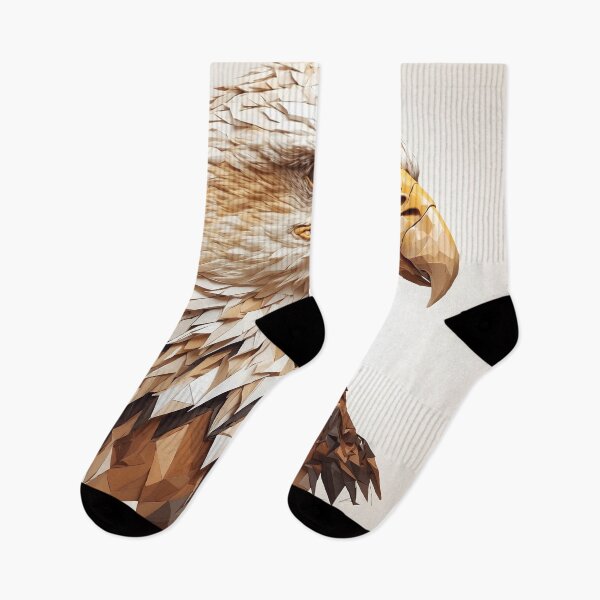 Item preview, Majestic Eagle Low-Poly Geometric Art designed and sold by RawNaturePrints.