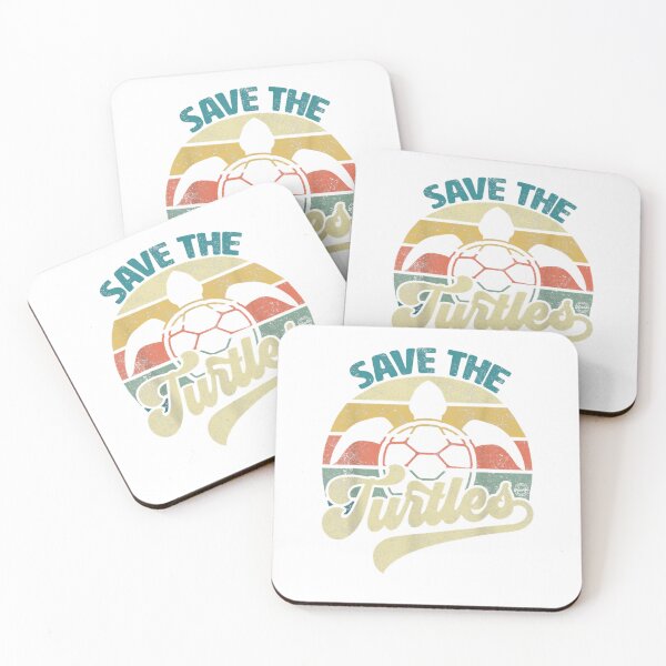 Item preview, Save The Turtles Retro T-Shirt designed and sold by kevincuellar.
