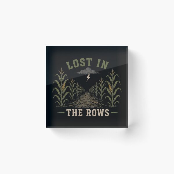 Item preview, Lost in the Rows – Vintage Spooky Cornfield Halloween Design designed and sold by RusticMeadow.