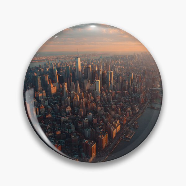 Item preview, New York City Skyline at Golden Sunset designed and sold by Neo Tokio.