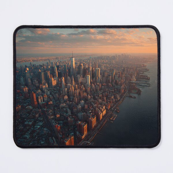 Item preview, New York City Skyline at Golden Sunset designed and sold by Neo Tokio.