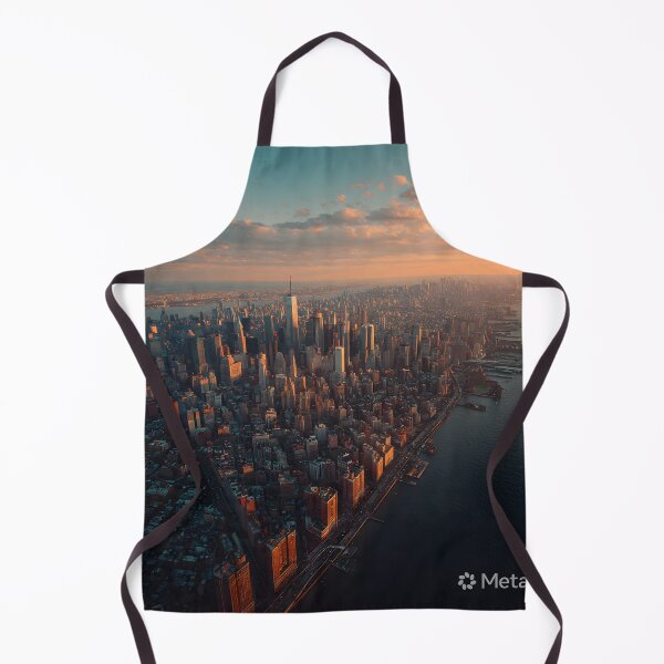 Item preview, New York City Skyline at Golden Sunset designed and sold by Neo Tokio.