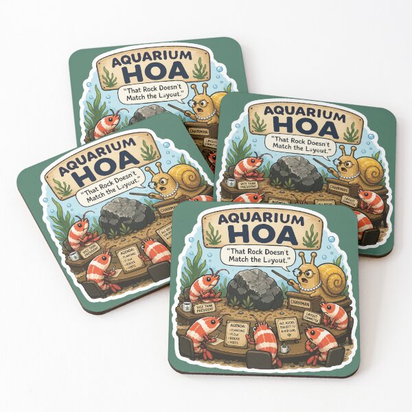 Item preview, Funny Aquarium HOA Shrimp Aquascaping Humor designed and sold by SimplePoDesign.