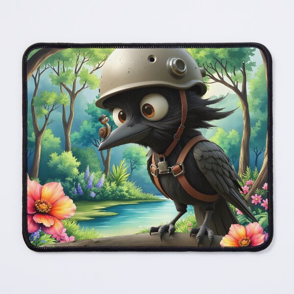 Item preview, The Crow Who Took Flying Advice from a Snail. designed and sold by nicky2342.