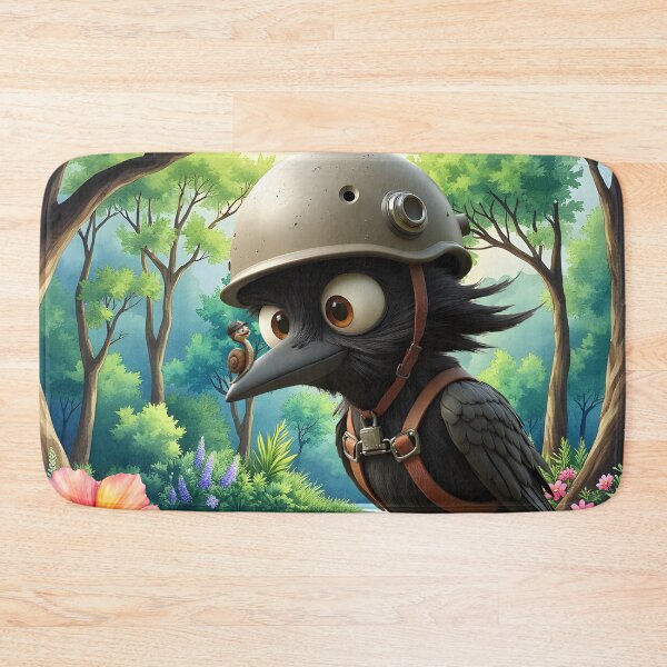 Item preview, The Crow Who Took Flying Advice from a Snail. designed and sold by nicky2342.