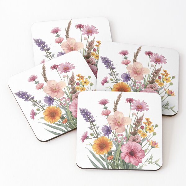 Item preview, Wild Meadow Flowers Watercolor Painting designed and sold by RawNaturePrints.