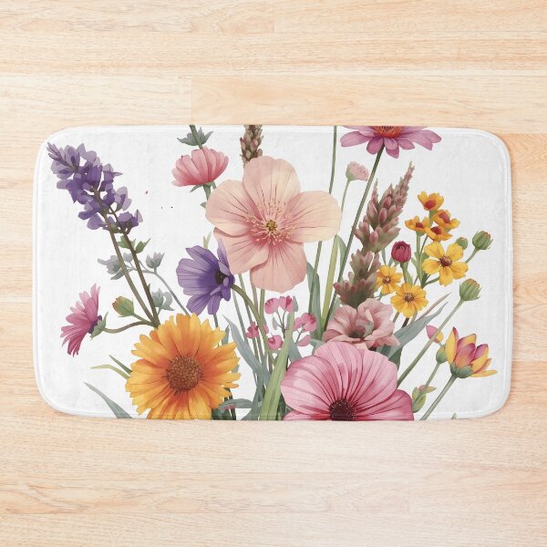 Item preview, Wild Meadow Flowers Watercolor Painting designed and sold by RawNaturePrints.