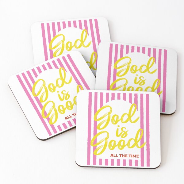 Item preview, God Is Good All The Time Christian Faith Typography Quote designed and sold by artCreativeColony.