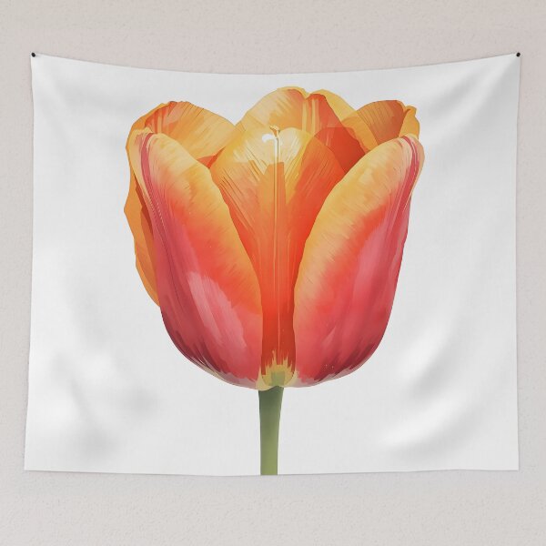 Item preview, Tulip Watercolor Painting designed and sold by RawNaturePrints.