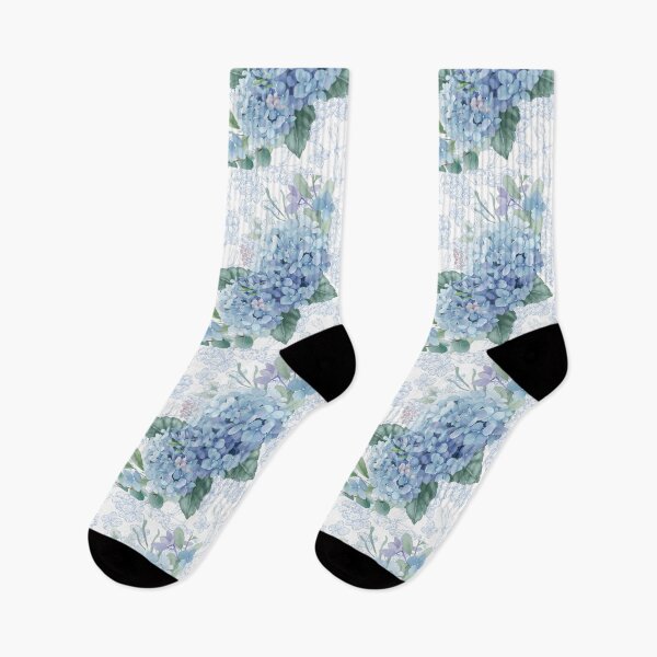 Item preview, Blue Hydrangea | Elegant Hortensia Floral Print | Farmhouse Cottage Decor | Vintage Blue Flowers designed and sold by PureHopeStudio.