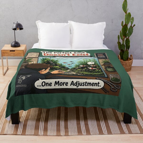 Item preview, Funny Aquascaper One More Adjustment Aquarium designed and sold by SimplePoDesign.