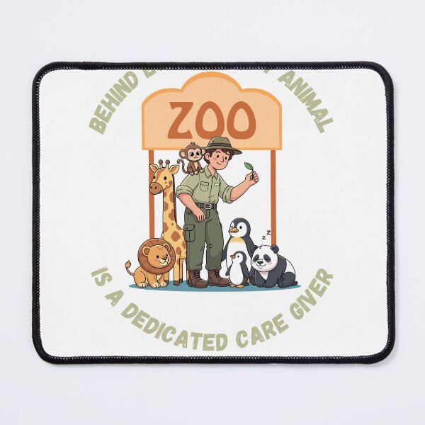 Item preview, Behind every happy animal is a dedicated care giver designed and sold by kaja sparrow.