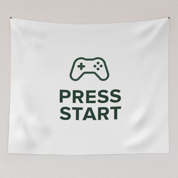Item preview, Press Start Retro Minimalist Gaming Controller designed and sold by ThunderRed.