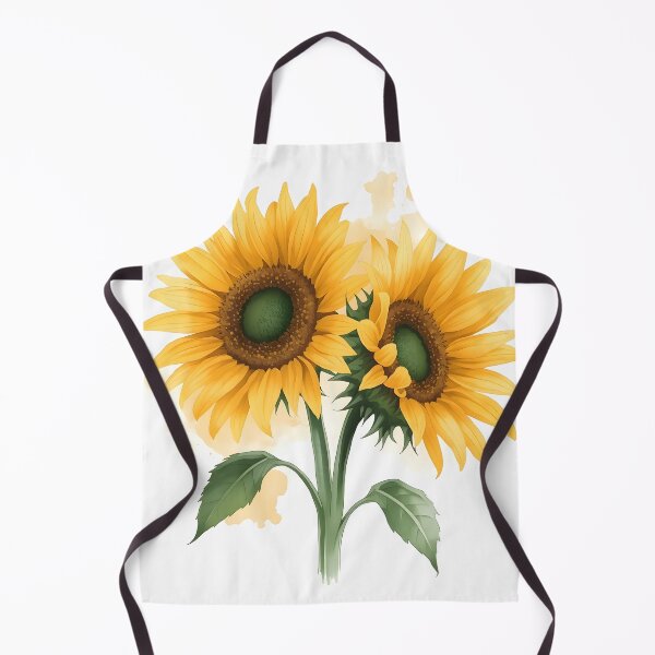 Item preview, Sunflower Duo Watercolor Painting designed and sold by RawNaturePrints.