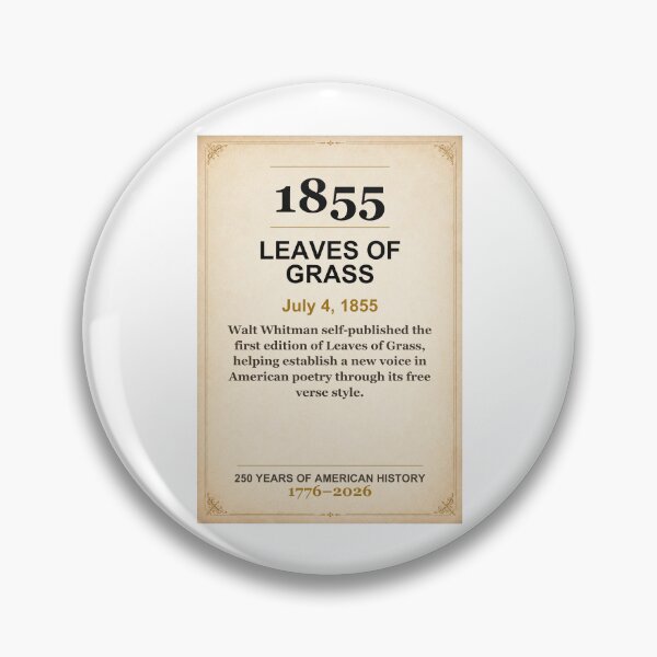 Item preview, America 250 | Leaves of Grass | 1855 designed and sold by ariksworld.
