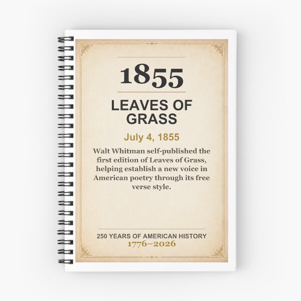 Item preview, America 250 | Leaves of Grass | 1855 designed and sold by ariksworld.