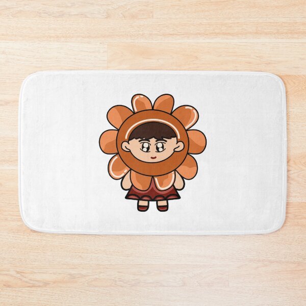 Item preview, Flower Costume Girl Cute Chibi Sunflower Anime Illustration designed and sold by TheTouchArt.