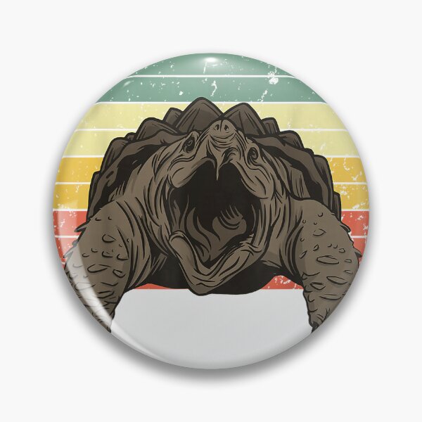 Item preview, Snapping Turtle Retro Sunset Snapping Turtle T-Shirt designed and sold by Badriiiii.