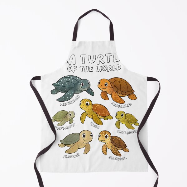 Item preview, Sea Turtles of the World Educational Animal Collection Types T-Shirt designed and sold by SavsMerch.