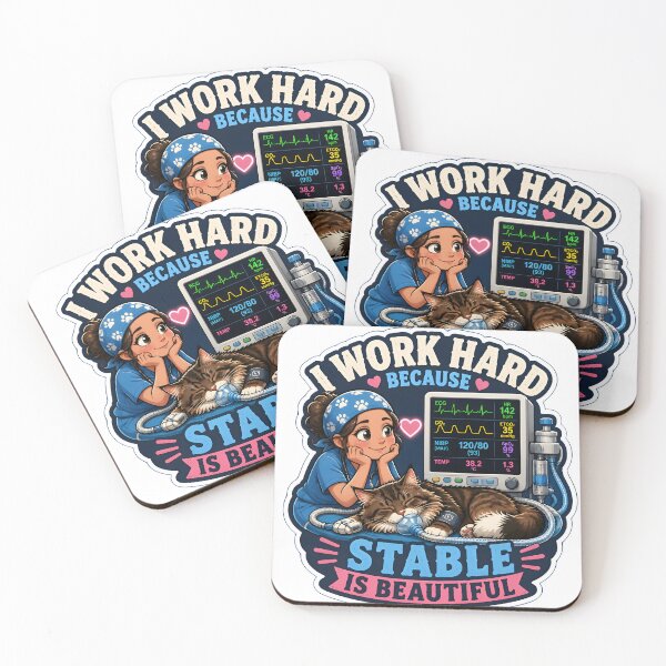 Item preview,  I Work Hard Because Stable Is Beautiful – Veterinary Anesthesiologist designed and sold by Bettybee00.