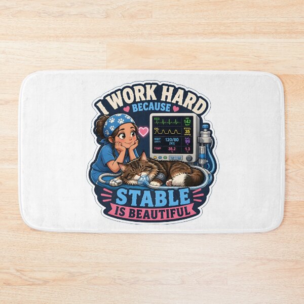 Item preview,  I Work Hard Because Stable Is Beautiful – Veterinary Anesthesiologist designed and sold by Bettybee00.