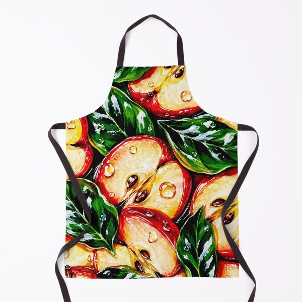 Item preview, Juicy Red Apple Slice Pattern Fresh Fruit Print designed and sold by DjFreeq.