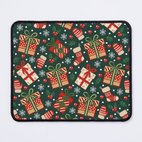 Item preview, Christmas Gifts Seamless Pattern | Cozy Holiday Presents, Mittens & Stockings Winter Design designed and sold by romyca creation_22.
