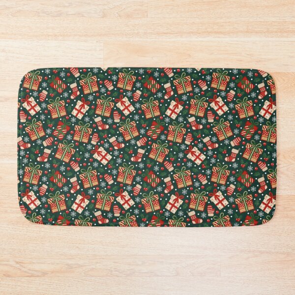 Item preview, Christmas Gifts Seamless Pattern | Cozy Holiday Presents, Mittens & Stockings Winter Design designed and sold by romyca creation_22.