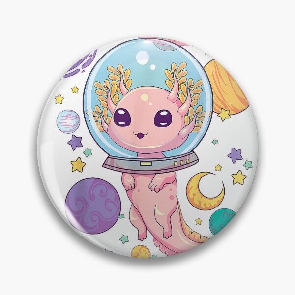 Item preview, Space Axolotl Shirt Kawaii Pastel Goth Anime Aesthetic Goth T-Shirt designed and sold by gidget-gadget.