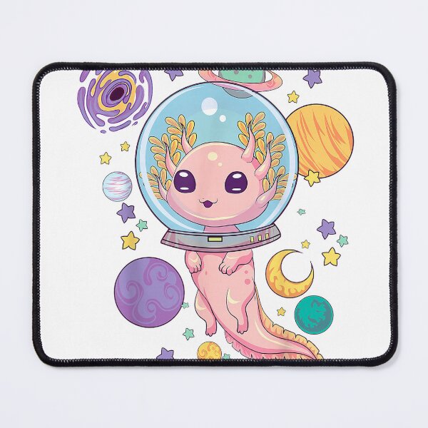 Item preview, Space Axolotl Shirt Kawaii Pastel Goth Anime Aesthetic Goth T-Shirt designed and sold by gidget-gadget.
