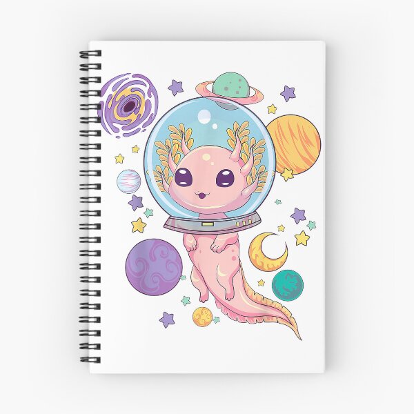 Item preview, Space Axolotl Shirt Kawaii Pastel Goth Anime Aesthetic Goth T-Shirt designed and sold by gidget-gadget.