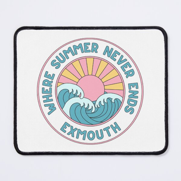 Item preview, Exmouth Surf Club Where Summer Never Ends Retro Poster designed and sold by ElBler.