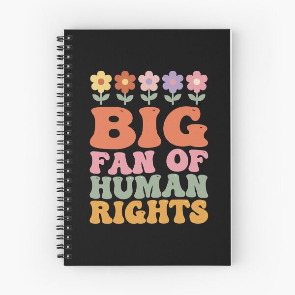 Item preview, Big Fan of Human Rights Floral Equality Statement designed and sold by dudelinart.