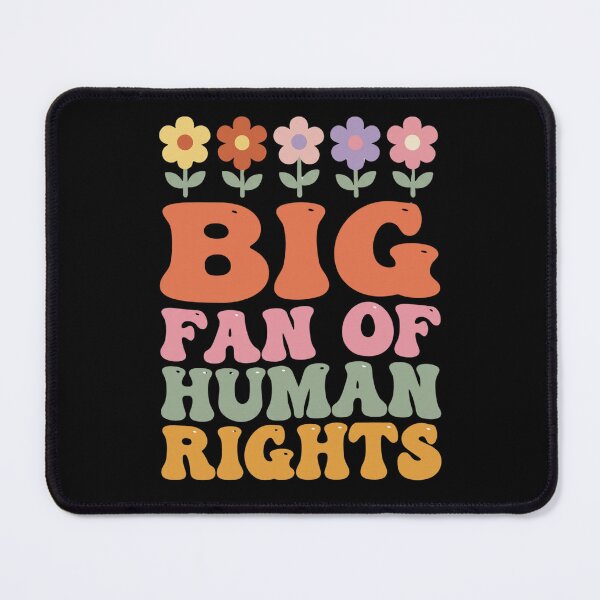 Item preview, Big Fan of Human Rights Floral Equality Statement designed and sold by dudelinart.