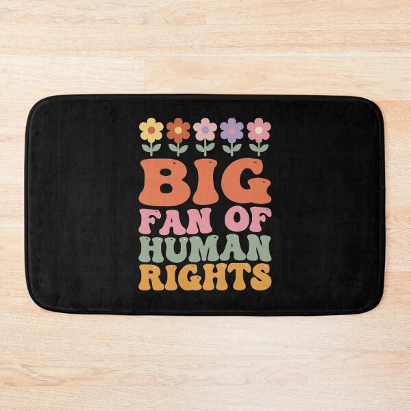 Item preview, Big Fan of Human Rights Floral Equality Statement designed and sold by dudelinart.