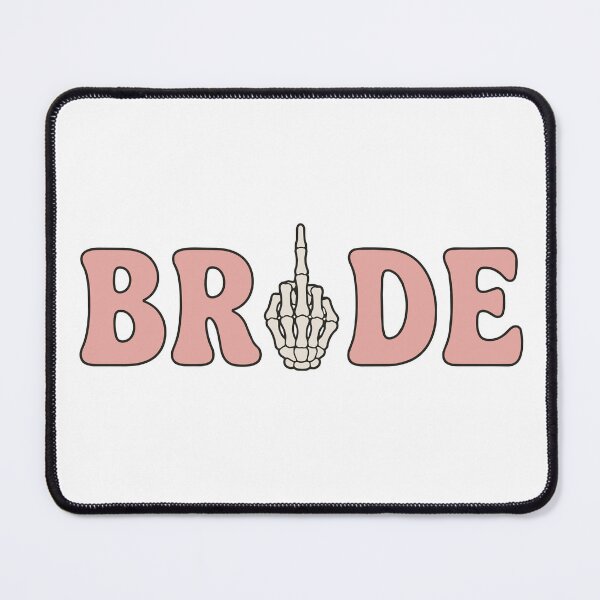 Item preview, Bride Middle Finger Skeleton Hand | Spooky Goth Bachelorette Design designed and sold by pixiedustpaint.