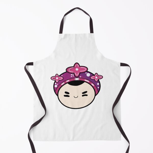 Item preview, Girl Cute Chibi Anime Pink Bow Oriental Flower Dress designed and sold by TheTouchArt.