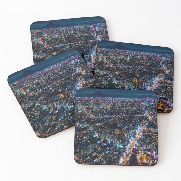Item preview, Tokyo Neon Nights with Mount Fuji designed and sold by Neo Tokio.