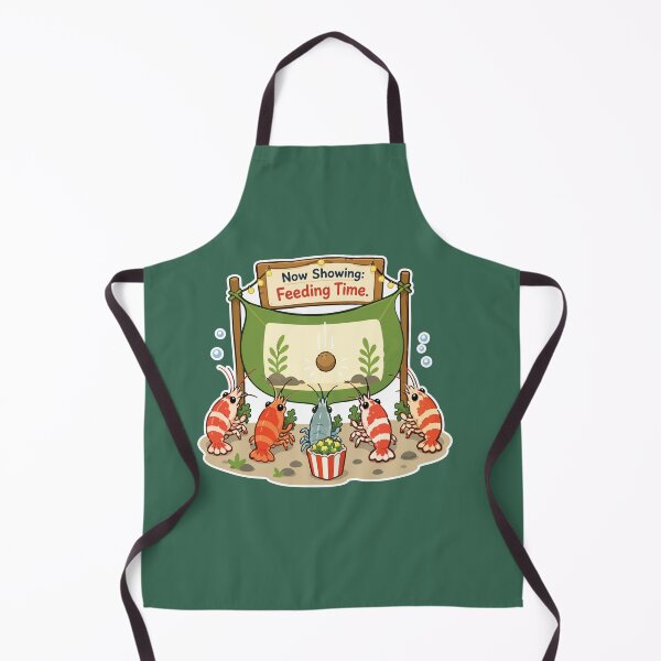 Item preview, Funny Shrimp Movie Night Feeding Time Aquarium designed and sold by SimplePoDesign.