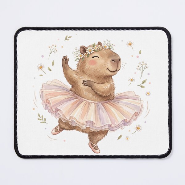 Item preview, Cute Ballet Capybara designed and sold by 2-Of-A-Kind.